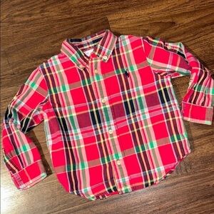 Ralph Lauren Kids Plaid Shirt - Red, Green, Blue